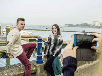 Selfie in Dublin, Englisch Sprachreisen für Erwachsene