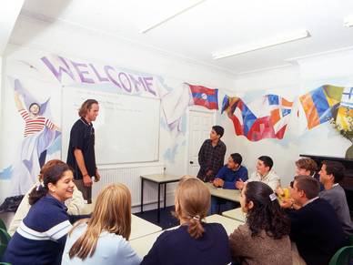 "Willkommen" in der Englisch Sprachschule Exeter
