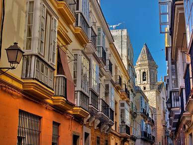 Stadtansicht Cádiz - Spanisch lernen in Spanien
