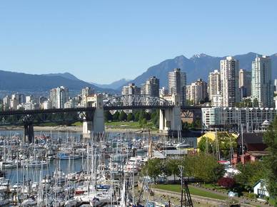 Hafen und Skyline von Vancouver, Englisch Sprachreisen für Erwachsene