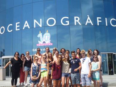 Ausflug ins Aquarium in Valencia, Spanisch Sprachreisen für Schüler