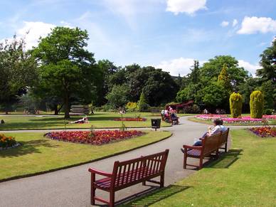 Park in Chester, Englisch Sprachreisen für Erwachsene