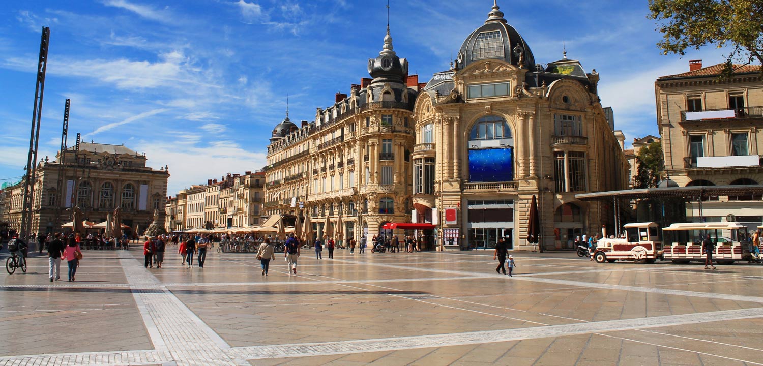 Französisch Sprachaufenthalt in Montpellier, sonnenverwöhnte Mittelmeer-Metropole
