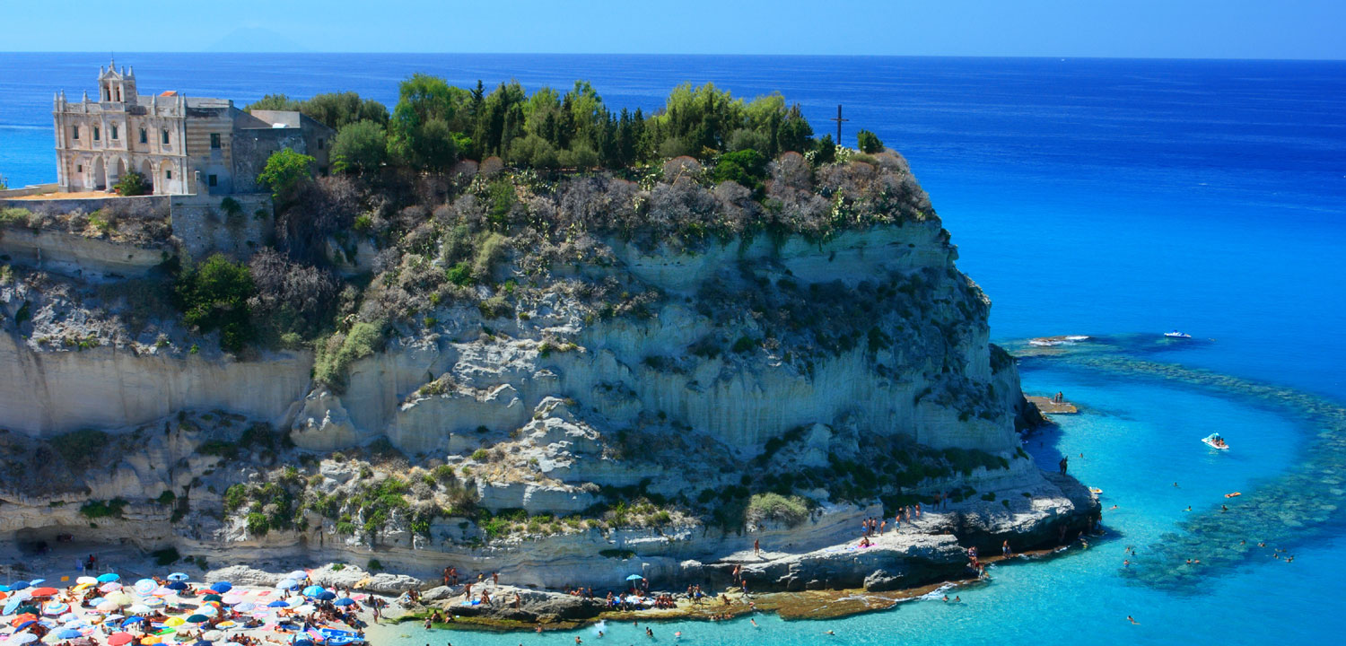 Italienischkurse in Tropea - Sprachreisen an die Mittelmeerküste von Kalabrien, Süditalien